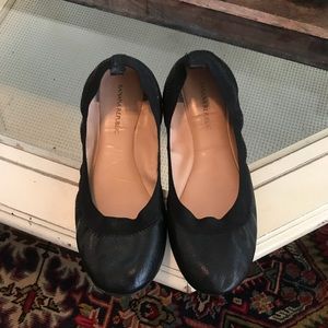 Banana Republic black leather flats 7.5